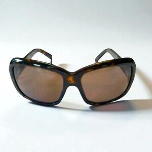 PRADA SPR19L 58/16 130 Women's Sunglasses Tortoise / Dark
Grey Lens ITALY
